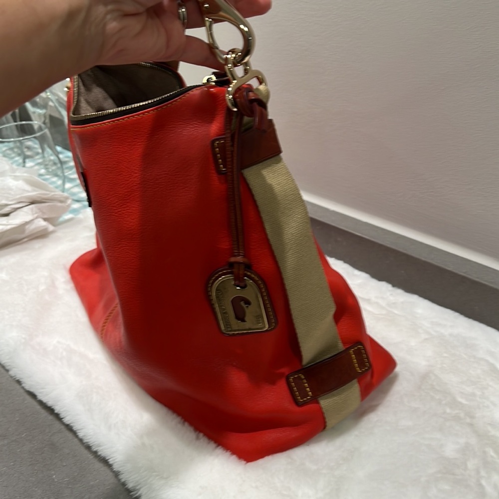 Dooney & Bourke orange red. Bag. - Picture 3 of 10